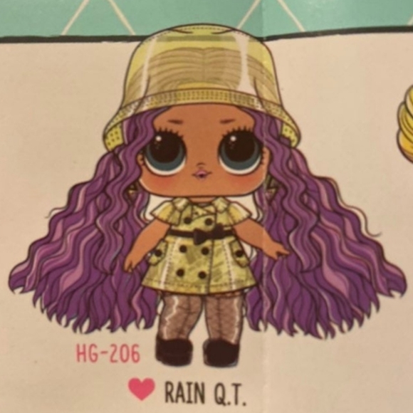 MGA LOL Surprise Dolls Hairgoals Series 2 Ultra-Rare Rain Q.T. - Picture 4 of 5